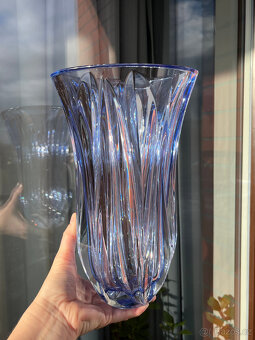 Nová křišťálová váza 28.5 cm, Bohemia Treasury 3.2kg - 4