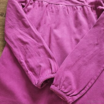 Dívčí fuchsiová tunika Kiki&Koko vel. 128 - 4