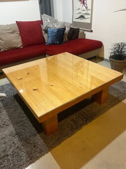 Masivní konferenční stůl ze dřeva - 4