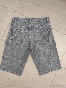 Chlapecké džínové kraťasy, vel. 158 - 4