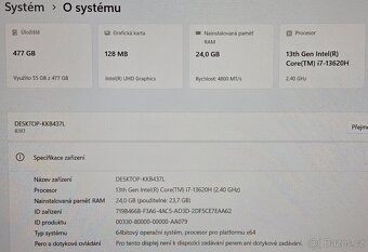 Prodám Notebook Lenovo IdeaPad Slim 3 (i7/24GB/512GB) - 4