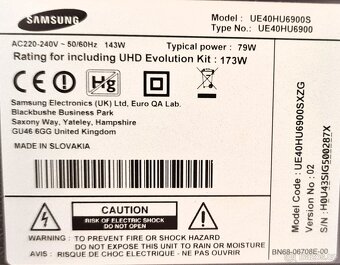 Prodám 4K Smart TV Samsung 40" + Android TV Box - 4