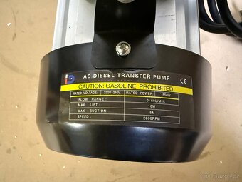Naftové čerpadlo 550W 60l/min - 4