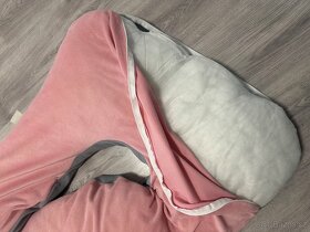 Těhotenský polštář na spaní/kojící polštář - 4