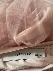 Růžová sukně značka reserved vel. 146 - 4