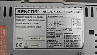 Autorádio Sencor SCD-5045MR - 4