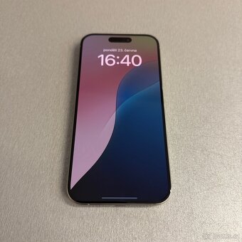 iPhone 15 Pro 256GB natural titan, top stav, záruka - 4