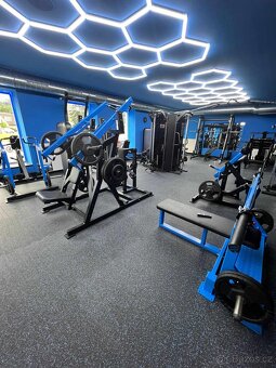Posilovací stroj na záda/hrudník 2v1 nový fitness - 4