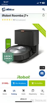 Prodám levně vysavač iRobot Roomba j7+ - 4