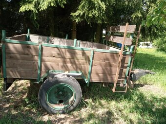 Prodám jedno nápravový vlek za traktor. - 4