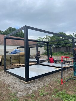 Ocelový rám pro modulový dům / zahradní domek / saunu – výro - 4