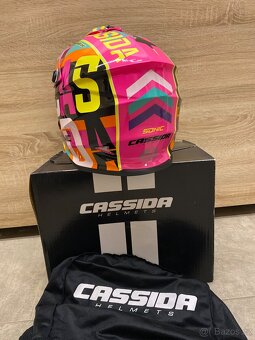 Dětská helma na motorku Cassida Cross Cup Sonic, vel. XXL - 4