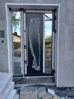 Prodám nové hliníkové dveře .Belgický profil. Aliplast - 4