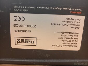 Narex ESN 350 aku koloběžka - 4