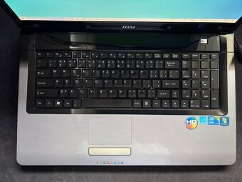 MSI CR720 – 17,3” notebook, SSD 120 GB, Intel i3, Windows 10 - 4