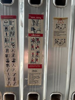 Multifunkční hliníkový kloubový žebřík BL-404 - 4