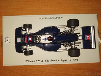 F1 Williams FW05 #21 Masami Kuwashima 1976 Japan Spark 1:43 - 4