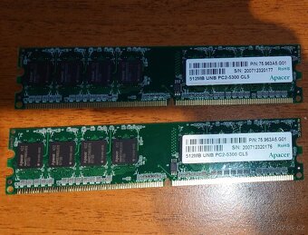 DDR2 // DDR II - Mix 11 ks otestovane, vetsinou jednostrane - 4