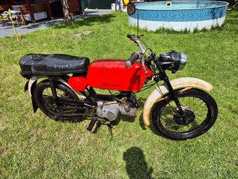 Jawa 23 Mustang bez TP, červený 1. - 4