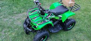 Nová zelená dětská čtyřkolka Torino 49ccm, E-start - 4