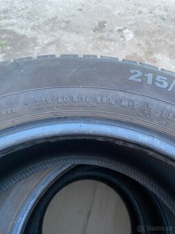 215/60 R16 99H Continental 2x8mm 2x7mm dot2021 Zimní - 4