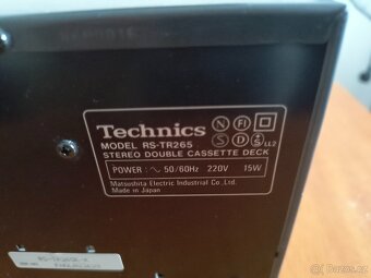 Prodám double deck Technics RS-TR265. - 4