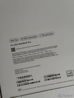 MacBook Pro 14" M4 (2024) 16GB/1TB - NOVÝ (silver) - 4
