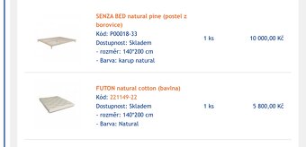 Japonská postel 140200 + matrace futon - 4