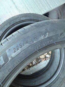 LETNÍ PNEU 2X MICHELIN 225/45 R17 - 4