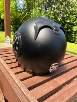 ROOF Boxer V8 – vel. 60 (L), matná černá + zrcadlové plexi + - 4