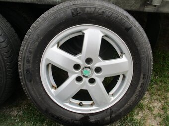 Alu kola 5x100 R15 pneu letní 195/65 R15 - 4