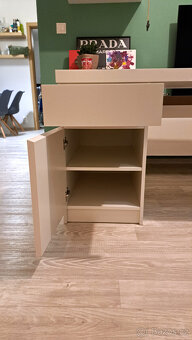 Psací stůl bílý IKEA MALM - 4