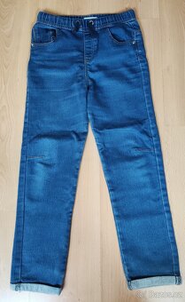 Chlapecké ryflové kalhoty 2x 140 - 4