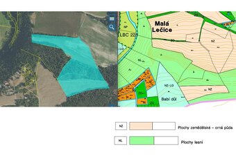 Prodej louky 56 080 m², Bojanovice - Malá Lečice - 4