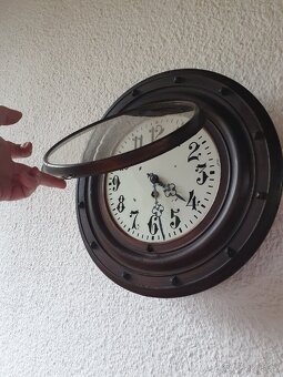 VELKÉ STAROŽITNÉ DŘEVĚNÉ HODINY - 4