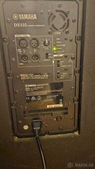 2x YAMAHA dxs 15 aktivní dřevěný subwofer reprobox - 4