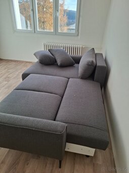 Rohová sedací souprava - šedá - 4