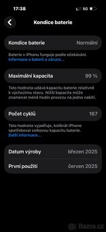 IPhone 16pro, 128gb, 3/2025, 99% Baterie - 4