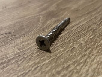 Vruty 5,0 x 50 NEREZ, zápust. hlava, kříž, na terasu - 4