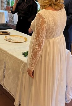 svatební těhotenské šaty - 4