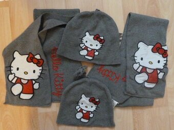 2x set Čepice & šála Hello Kitty H&M 1-3 roky - 4
