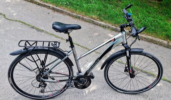 Dámské krosové kolo MERIDA Crossway 100 Shiny Dark Silver - 4