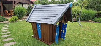 Dětský domeček + houpačky - 4