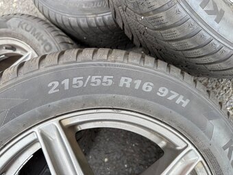 Alu zimní sada 5x108 215/55/16 zánovní pneu 2024 - 4