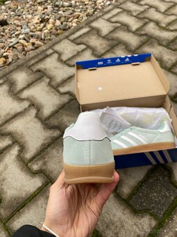 💚 Adidas Gazelle Indoor Ash Green - 4