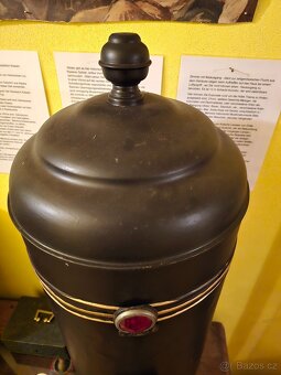 Starožitný kupecky zasobnik na kávu - 4