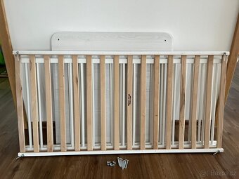 Dětská postýlka - pinie bílá - 4