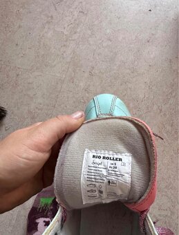 trekové brusle - Rio - Roller Script Teal/Coral - 4