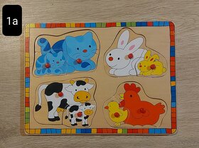 Vkládačka stavebnice dřevěná - 4