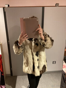 Kožíšek hnědobéžový pravý - 4